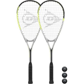 Dunlop-Hyper-Lite-Ti-Squash-Racket-Set